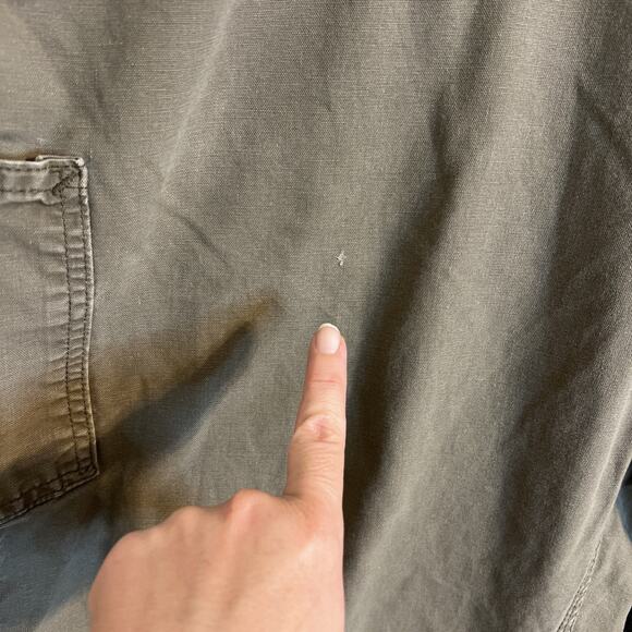 Carhartt Mens Dungaree Fit Carpenter Pants Size 44 Brown Rugged Work Wear Cotton - Picture 3 of 12